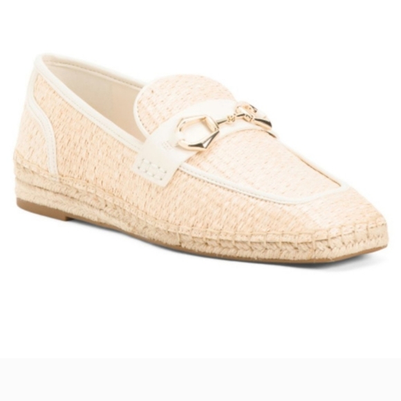 VINCE CAMUTO cream Marynis Natural Woven Loafers Size 61/2 NWOB - Picture 1 of 8